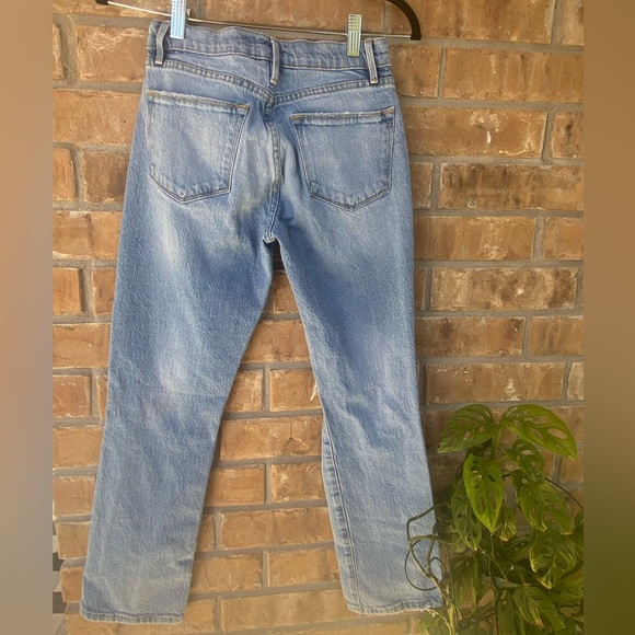 Frame Le High Straight Distressed Jeans, Size 25 - Picture 6 of 9